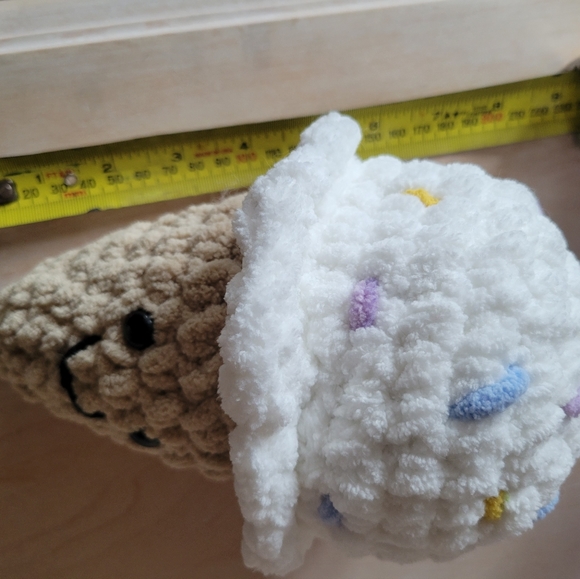 Crochet Ice Cream Cone - Picture 3 of 3